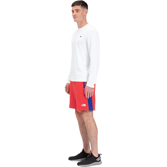 Translation missing: en.The North Face Men's Tech Shorts in Horizon Red/TNF Blue-Size XL