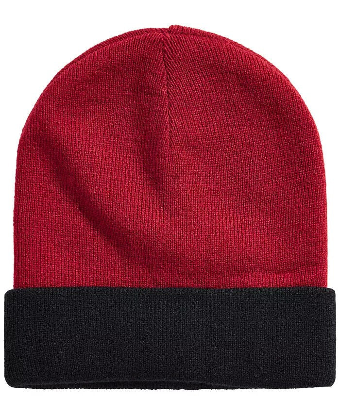 Translation missing: en.Alfani Men's Space-Dyed Scarf,Gloves and Reversible Beanie Charcoal/Black Set