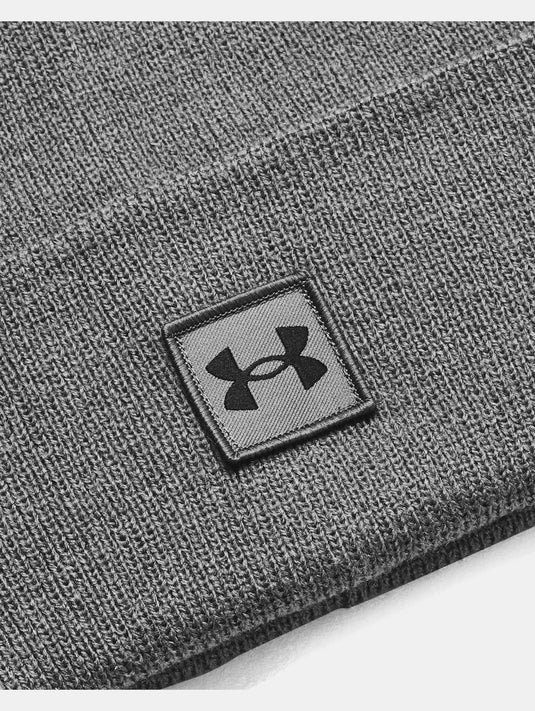 Translation missing: en.Under Armour Halftime Cuff Beanie Castlerock Black One Size Fits Most Acrylic