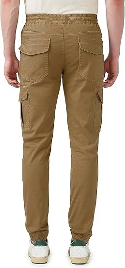 Translation missing: en.Buffalo David Bitton Cargo Tom Jogger Pants Men's 2XL Dark Beige 6 Pockets