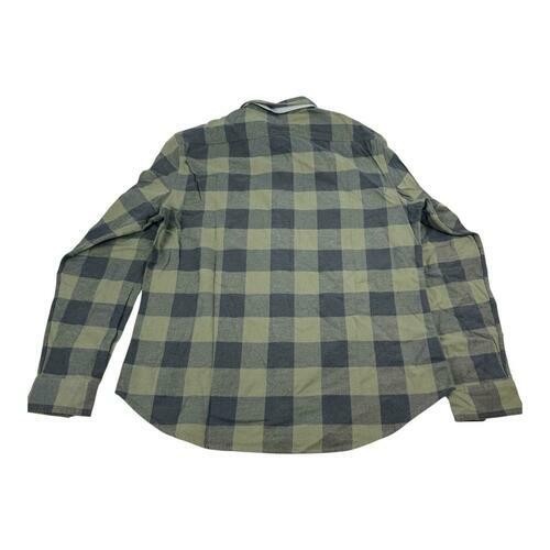 Translation missing: en.Bonobos Flannel Shirt Olive Green Buffalo Plaid Size Medium Mens Slim-Fit