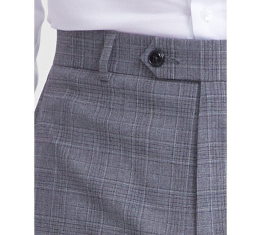 Translation missing: en.Michael Kors Marvin Men's Classic Fit Fall Pattern Pants Gray Plaid-36Wx34L