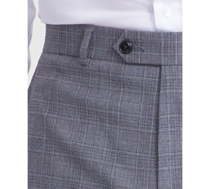Translation missing: en.Michael Kors Marvin Men's Classic Fit Fall Pattern Pants Gray Plaid-36Wx34L