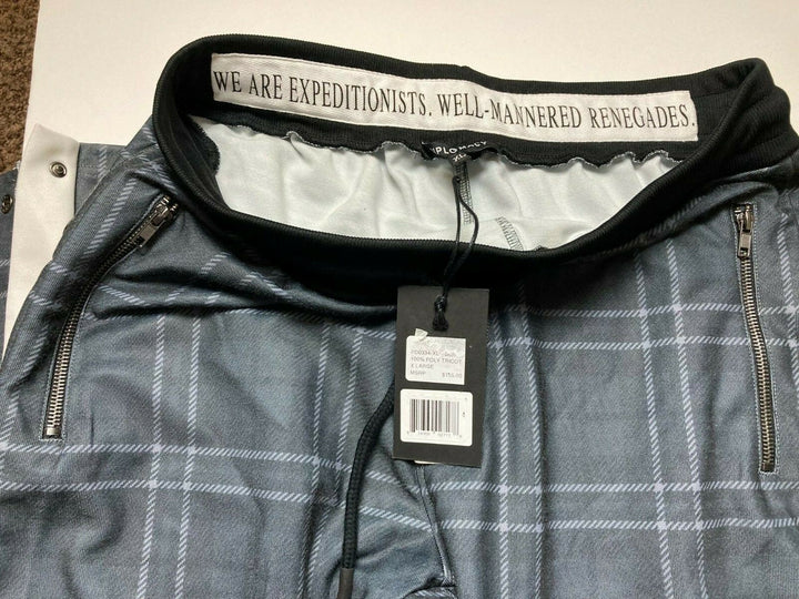 Translation missing: en.Diplomacy City Tracker Bottoms in Grey/Black- Size XL