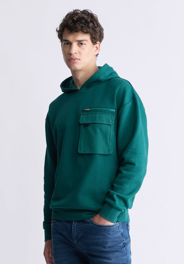 Translation missing: en.Buffalo David Bitton Men's Fabio Hoodie - Rain Forest Green-Small