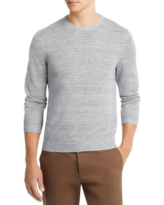Translation missing: en.The Men's Store Major Dept Store Linen Crewneck Marled Sweater Blue Heather-2XL