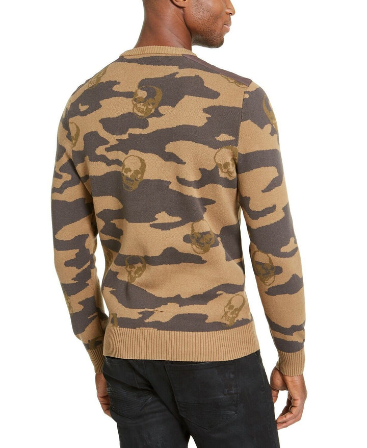 Translation missing: en.INC International Concepts INC Men's Alissa Camo Sweater Antique Khaki XL