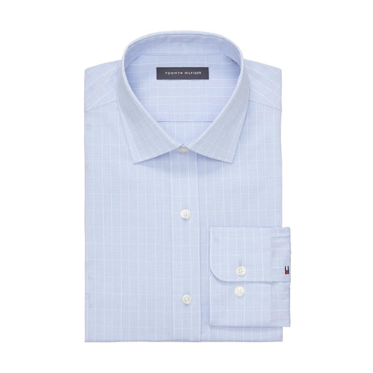 Translation missing: en.Tommy Hilfiger Men's Dress Shirt Regular Fit Essentials Classic Blue-15 34/35