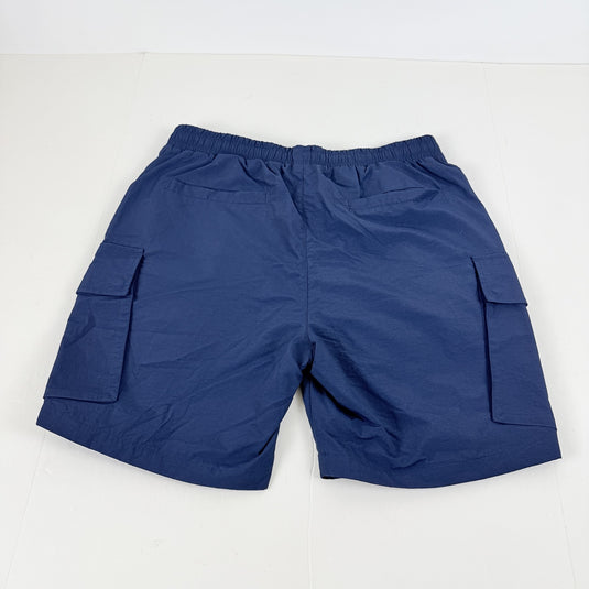 Translation missing: en.AGTAWH Cargo Shorts Size XL Blue Nylon Zipper Pockets 7 in Inseam
