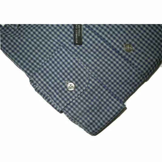 Translation missing: en.The Men's Store  Gingham Classic Fit Shirt Navy-2XL