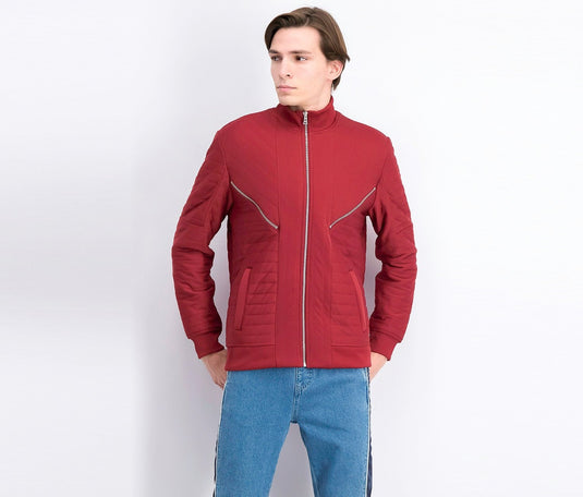Translation missing: en.INC Men's Burton Quilted Jacket in Chinese Apple Red-Size 3XL