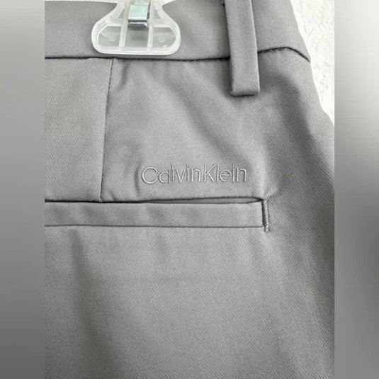 Translation missing: en.Calvin Klein Men's Slim-Fit Modern Stretch Chino Pants in Alloy Grey-30x30