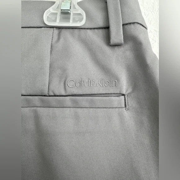 Translation missing: en.Calvin Klein Men's Slim-Fit Modern Stretch Chino Pants in Alloy Grey-30x30