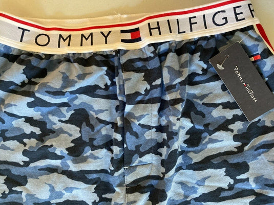 Translation missing: en.Tommy Hilfiger Mens Modern Essential Camo Lounge Jogger Pajama Pants Sapphire- M
