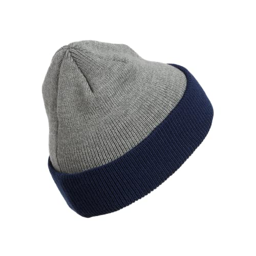 Translation missing: en.adidas Originals Unisex Sunday Cuff Beanie, Heather Grey Night Indigo Black, O/S