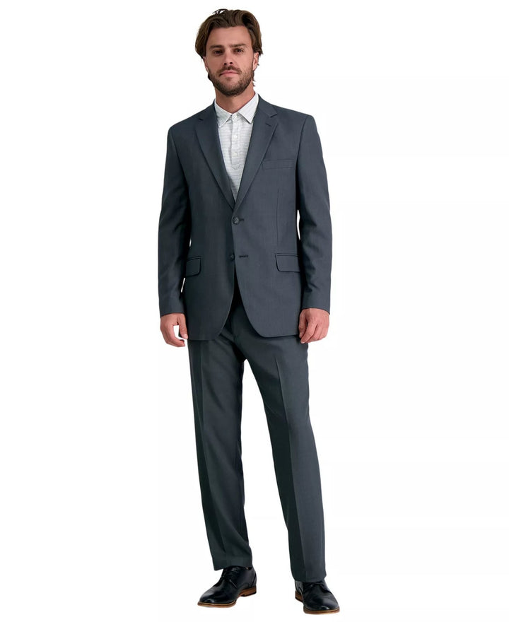 Translation missing: en.Haggar Men's Travel Performance Tailored Fit Suit Jacket Only Dk Gray Htr-42S