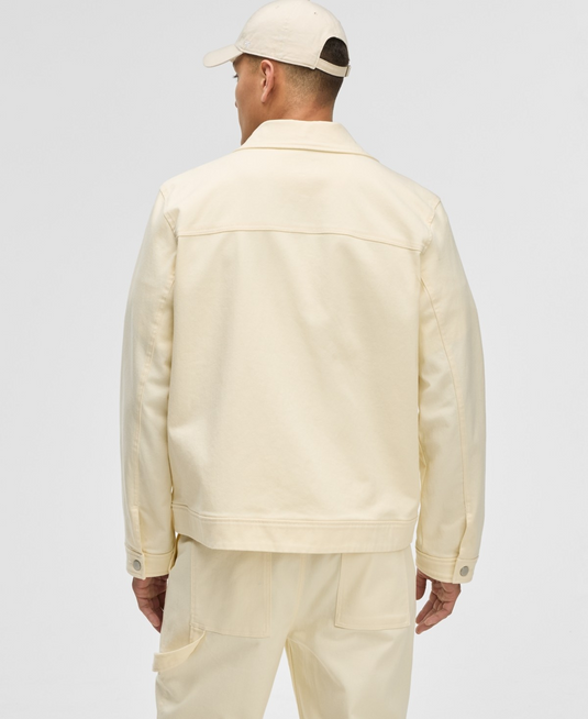 Translation missing: en.Mode of One Men's Regular-Fit Stretch Twill Utility Jacket Soft Vanilla-2XL