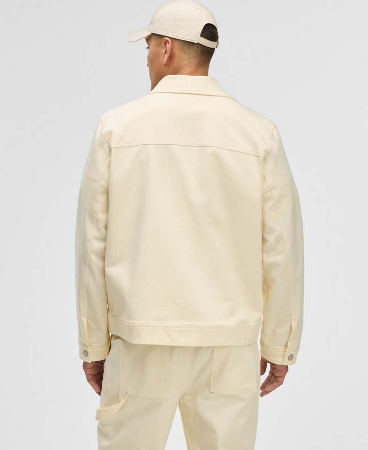 Translation missing: en.Mode of One Men's Regular-Fit Stretch Twill Utility Jacket Soft Vanilla-2XL
