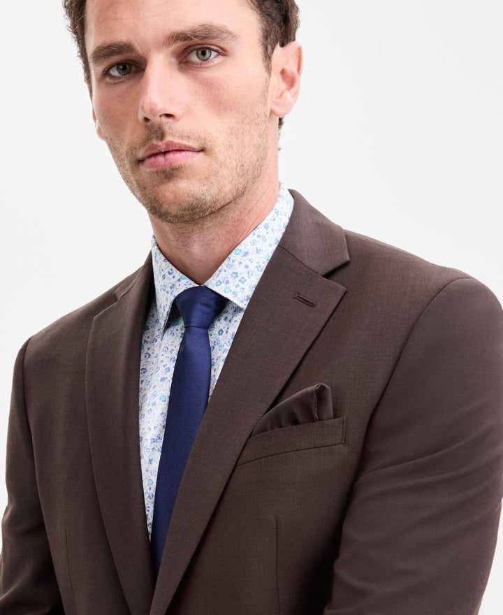 Translation missing: en.Bar III Men's Slim-Fit Wool-Blend Suit Separate Jacket Solid Brown-42L