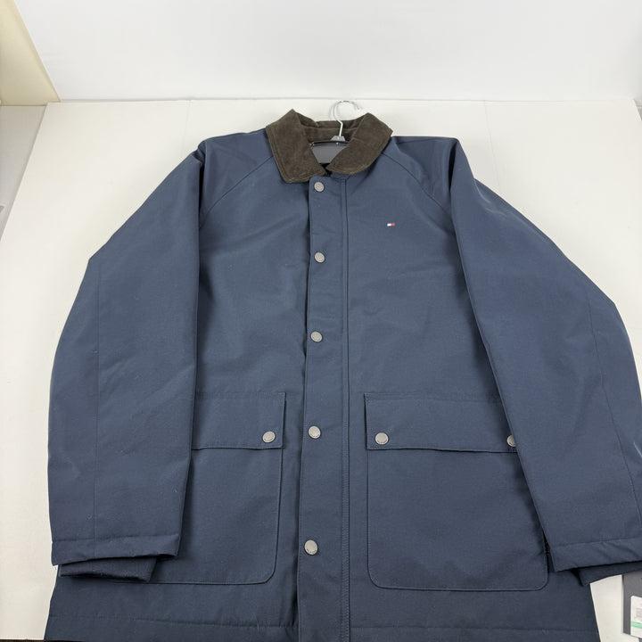 Translation missing: en.Tommy Hilfiger Men's Barn Corduroy-Collar Long-Sleeve Jacket Navy-Large