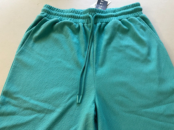 Translation missing: en.Royalty by Maluma Men's Relax-Fit Textured Ottoman Stripe Shorts Scuba Blue-Sm