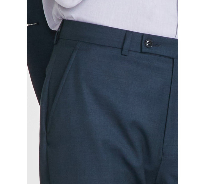 Translation missing: en.Calvin Klein Men's Jace Slim-Fit Wool-Blend Suit Pants Green-34x32