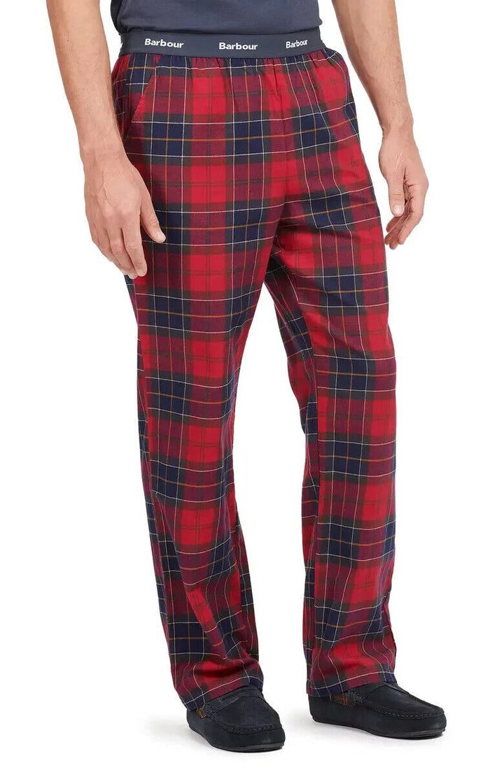 Translation missing: en.Barbour Men's Glenn Tartan Lounge Pants in Red Tartan-2XL