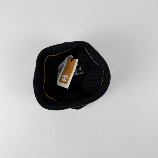 Translation missing: en.Timberland Men's Tonal 3D Embroidery Beanie - Black-One Size