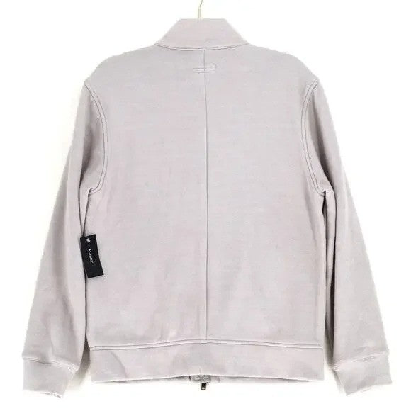 Translation missing: en.Alfani Men's Mixed-Media Quilted Full-Zip Bomber Jacket London Plane Gray-Medium