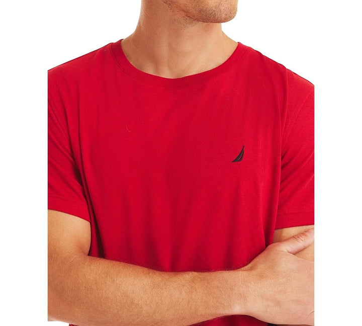 Translation missing: en.Nautica Men's Plaid Pajama Pants &amp; Solid Pajama T-Shirt Set - Nautica Red-Small