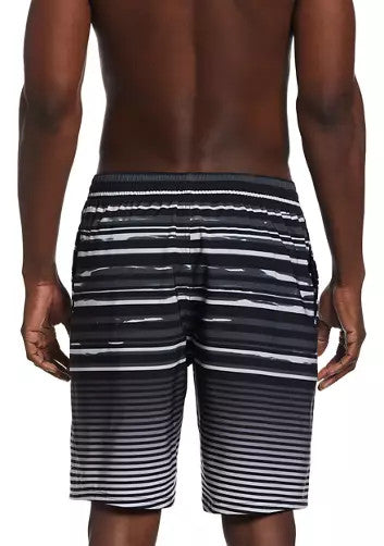 Translation missing: en.Nike Men's Stripe Breaker 9" Volley Shorts In Black-Size Small