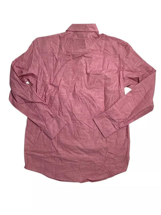 Translation missing: en.Alfani Men's Regular-Fit Solid Shirt Smudge Cranberry - XXL