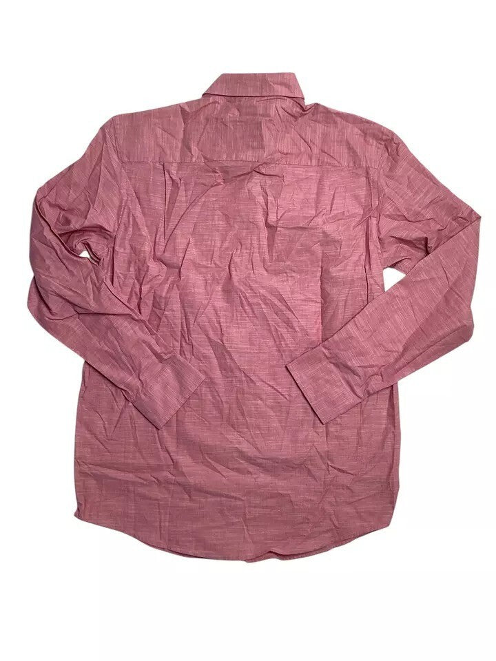 Translation missing: en.Alfani Men's Regular-Fit Solid Shirt Smudge Cranberry - XXL