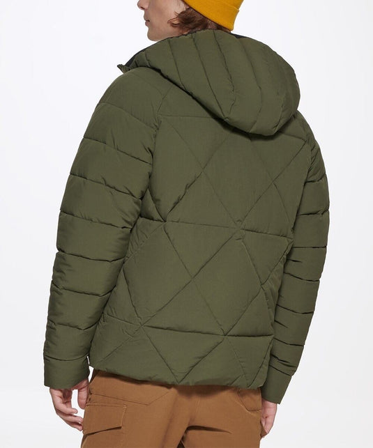 Translation missing: en.Bass Outdoor Men's Glacier Hiking Jacket in Forest Night Green-Size Medium