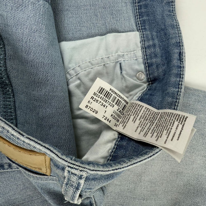 Translation missing: en.Mavi Men's Zach Straight Leg Stretch Jeans in Sky Seattle Blue-38x32