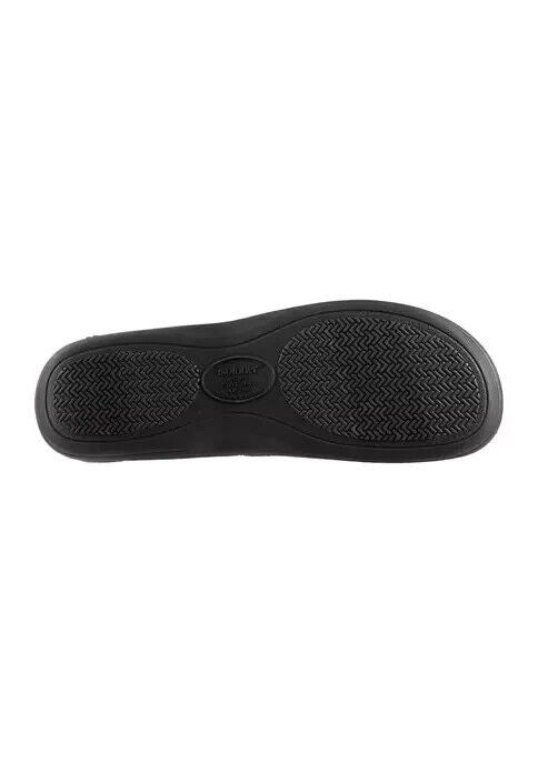 Translation missing: en.Isotoner Men's Jared Hoodback Memory Foam Slippers in Navy-M 8-9