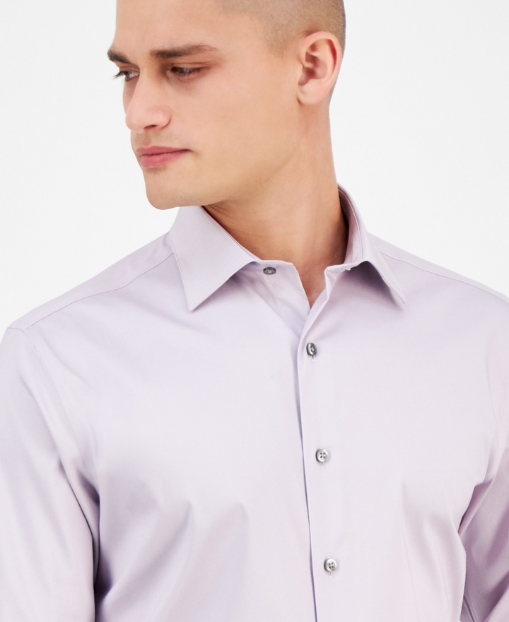 Translation missing: en.Alfani Men's Slim-Fit Temperature Regulating Dress Shirt Lt Purple-16-16.5 32/33