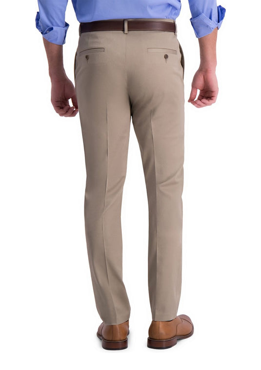 Translation missing: en.Haggar Men's Iron Free Premium Khaki Slim-Fit Flat-Front Pant Med Khaki-36x30