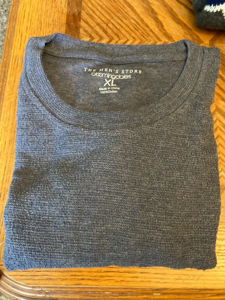 Translation missing: en.The Men's Store Jacquard Crewneck Sweatshirt Washed Blue-XL