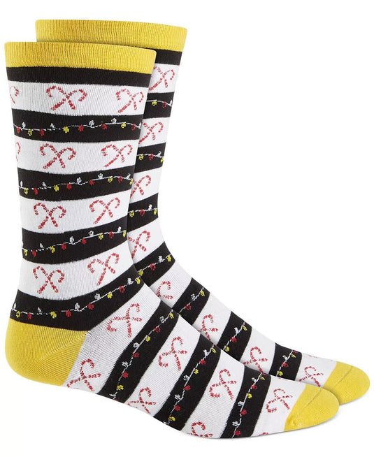 Translation missing: en.Club Room  Lot of 3 Candy Cane Stripe Holiday Socks Multi-One Size