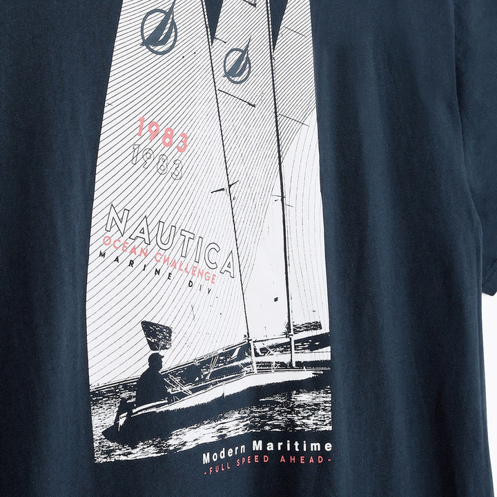 Translation missing: en.Nautica Men's Sustainably Crafted Ocean Challenge Graphic T-Shirt Navy-Small