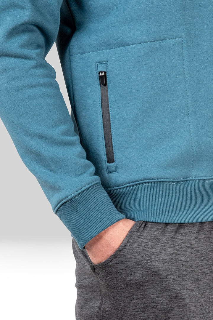 Translation missing: en.Natori Mens Bagani ClassicFit Brushed Fleece Sweatshirt in Stargazer Blue-Size L
