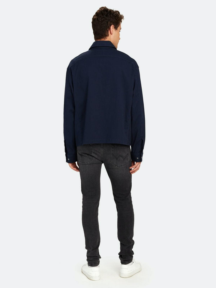 Translation missing: en.ATM Anthony Thomas Melillo Men's Stretch Cotton Utility Jacket Midnight Blue-XL