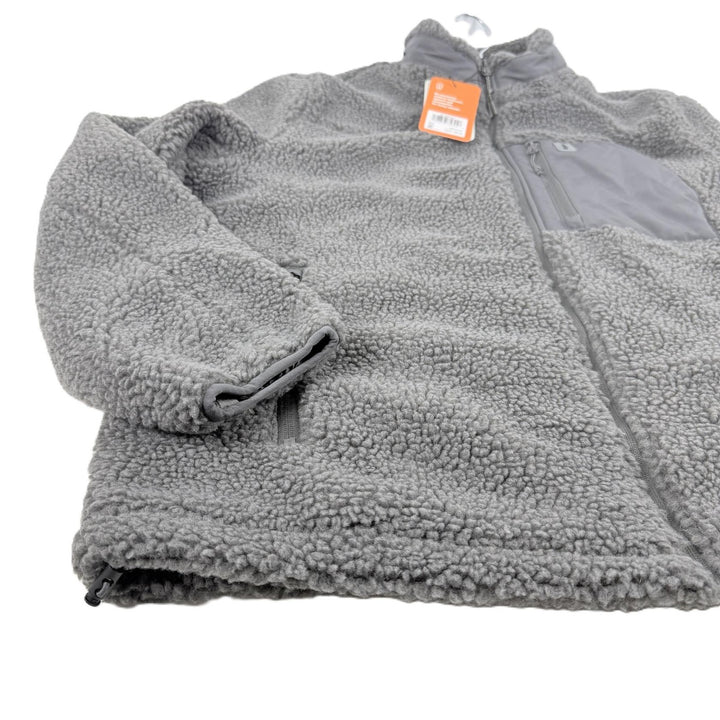 Translation missing: en.Bass Outdoor Men's Highline Trail Full-Zip Fleece Jacket Gargoyle Gray-2XL New