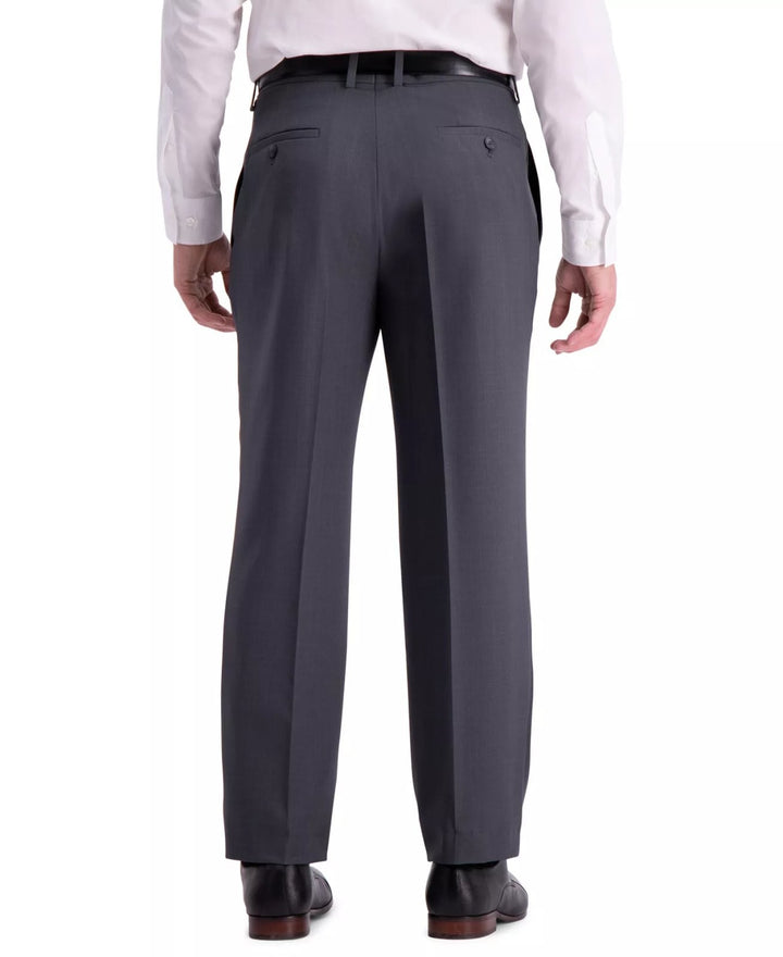 Translation missing: en.Haggar Men's Travel Performance Tailored Fit Suit Dress Pants Dk Grey Htr-34x30