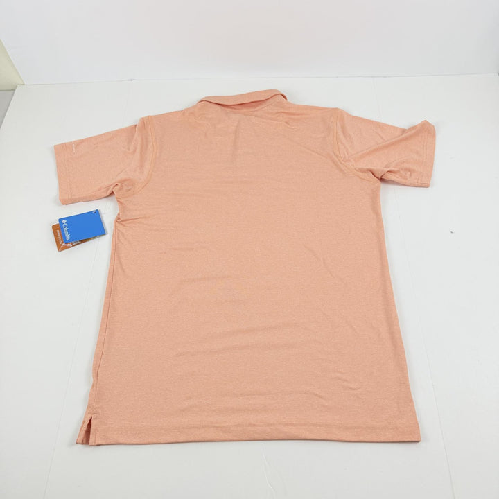 Translation missing: en.Columbia Men's Carter Short Sleeve Performance Crest Polo - Apricot Fizz-Small