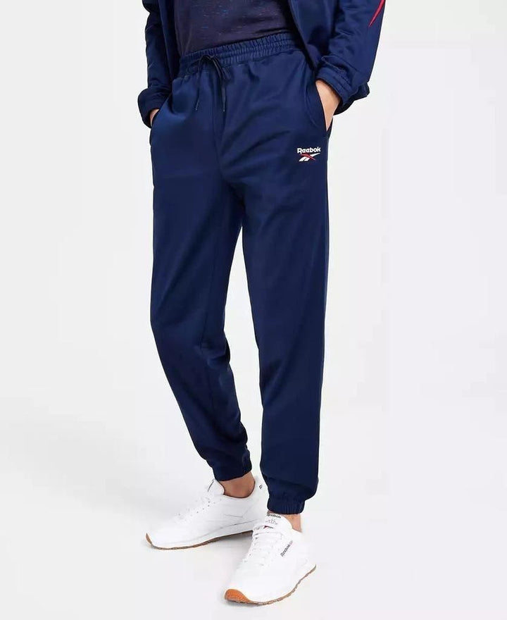 Translation missing: en.Reebok Men's Identity Track Pants Size XL Vector Navy Red White Elastic Waist