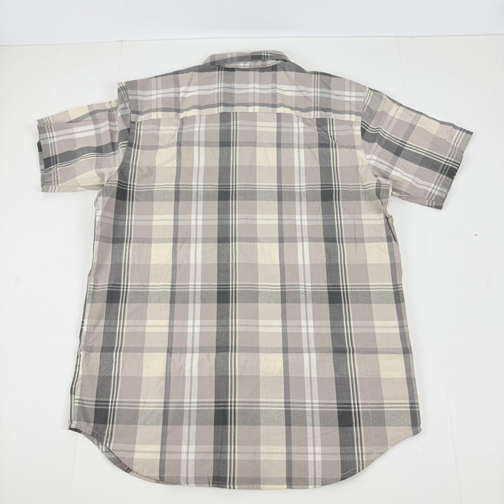 Translation missing: en.Columbia Men's Rapid Rivers II Short Sleeve Plaid Shirt Flint Grey-Size Small