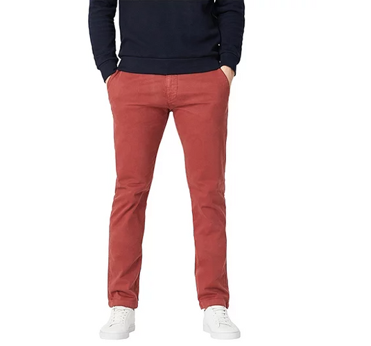 Translation missing: en.Mavi Johnny Rose Wood Slim Leg Twill Pants Red -Size 28/32