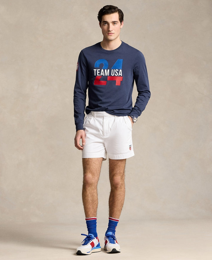 Translation missing: en.Polo Ralph Lauren Graphic T-Shirt Men's XL Navy Team USA Jersey Cotton